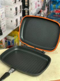 Poêle Daisini double faces double grill 36CM