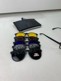 Lunette 6 En 1 2231A Optique / Soleil / Nuit - نظارات شمسية مغناطيسية