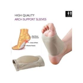 Paire Semelles de pied Soutien de la voûte plantaire en silicone pour fasciite plantaire orthopédique  V2