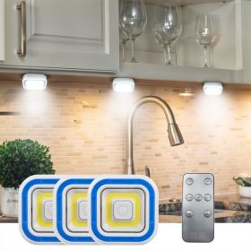 Pack 3 Spot LED intelligents avec télécommande ultra-lumineux – طقم مصابيح مع يد تحكم