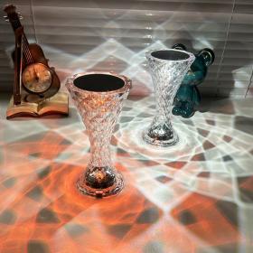 Lampe de table en cristal sans fil Tactile Rgb pour chambre V2