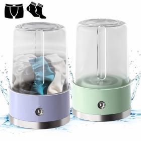 Mini-machine à laver portable rechargeable pour sous-vêtements – غسالة ملابس داخلية محمولة