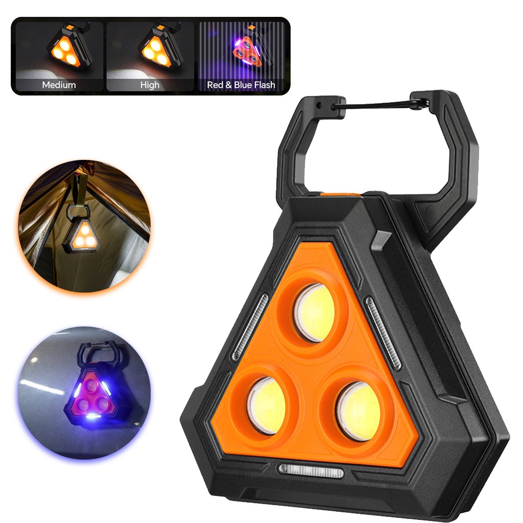 1782658785743_mp4qd3xm_1 Lampe de Travail Portable pour Multi-usages Base Magnétique Rechargeable USB - مصباح محمول متعدد الوظائف بقاعدة مغناطيسية - الصورة 1