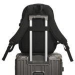 ⁦Sac à Dos Ergonomique et Imperméable Port USB Intégré Noir SACHM02N - حقيبة ظهر متعددة الوظائف للعمل والسفر مع منفذ شحن⁩ - الصورة ⁦4⁩