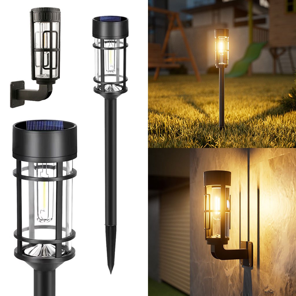 1786877455672_x49z4847_1 Éclairage Solaire de Jardin Extérieur avec Support Murale HW-1288B - مصابيح حدائق شمسية فاخرة إضاءة دافئة - الصورة 1