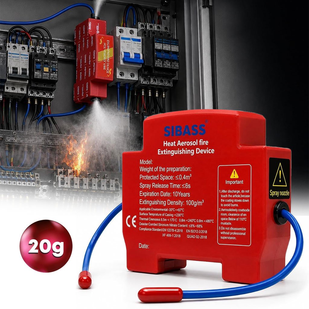 1787218962097_mm4xkhi5_2 Extincteur Aérosol Automatique pour Armoires Électriques Activation Thermique 20G- جهاز إطفاء الحريق الهوائي الأوتوماتيكي للخزانات الكهربائية - الصورة 1