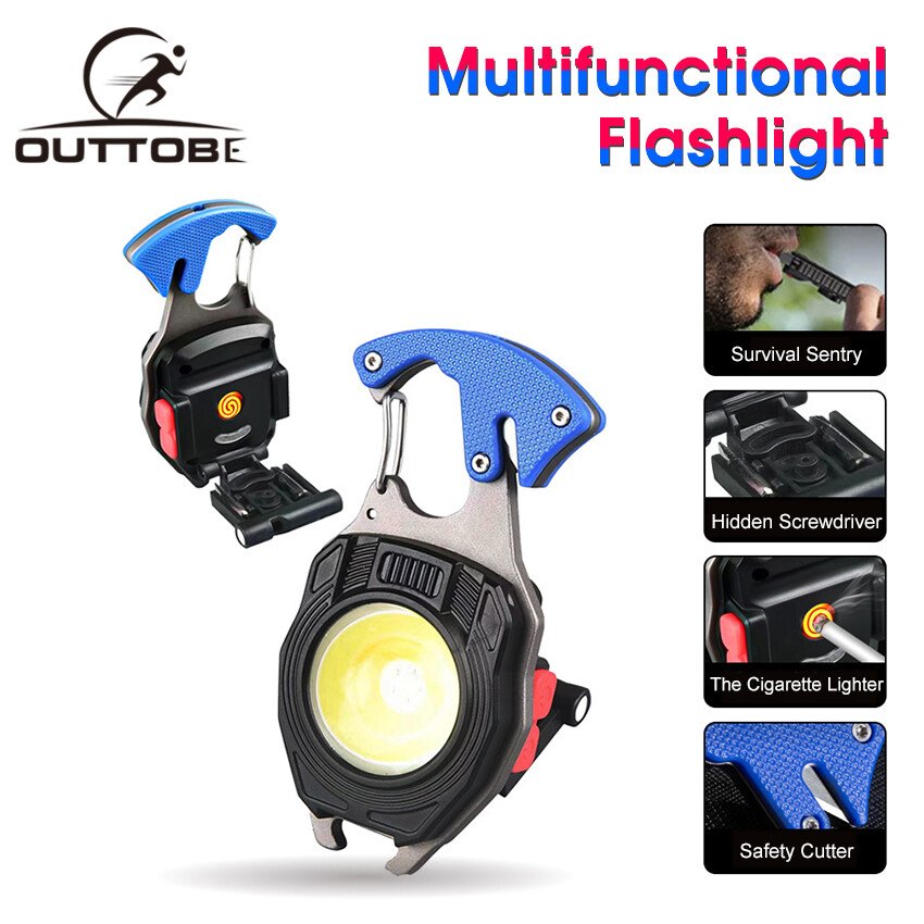 2e753198f68a37fa5eadaeef37cd331e-2.jpg lampe de poche multifonctionnelle étanche Rechargeable à LED en alliage d'aluminium - الصورة 1