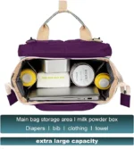 ⁦Sac à dos et landau pour bébé pliable 3in1⁩ - الصورة ⁦3⁩