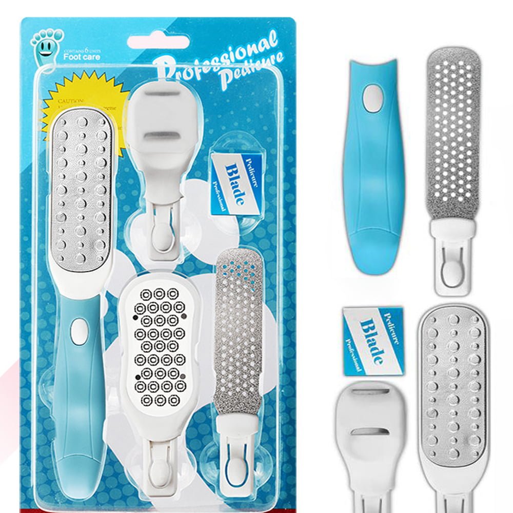 5-PCS-Professional-Pedicure-Rasp-Foot-File-Cracked-Skin-Corns-Callus-Remover-for-Extra-Smooth-and-Beauty-Foot_f76e013c-9c17-431e-8eda-e145677fa0b8.de05b9fdf21f779f43a6124b6259b5e9.jpg Kit de 5 Pcs Râpe de pédicure professionnelle - الصورة 1