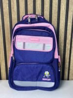 ⁦Sac à Dos Scolaire Style Kawaii Grand Volume Tissu Imperméable Rose et Bleu SACKDS07RSB - حقيبة مدرسية بتصميم كاوايي⁩ - الصورة ⁦3⁩