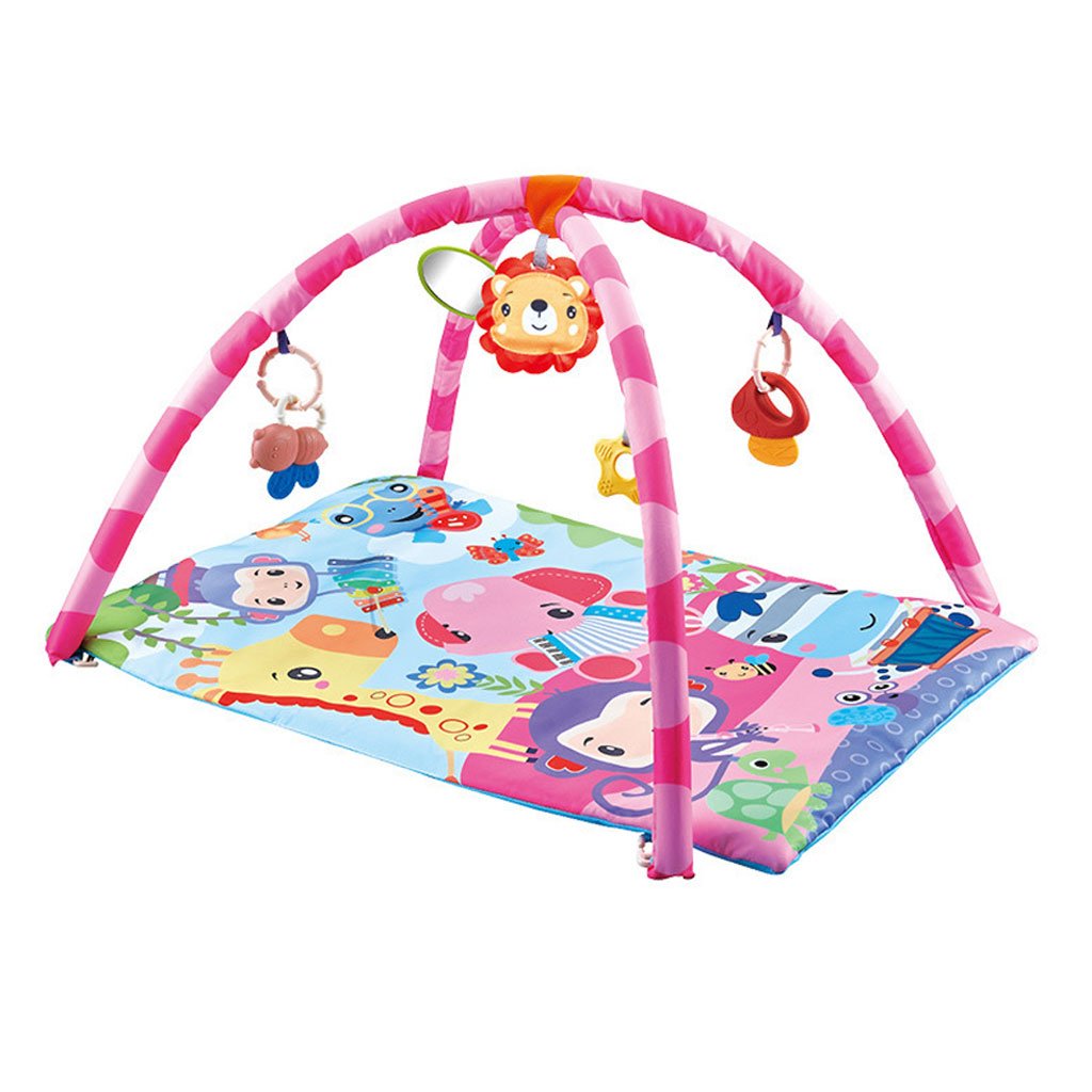 Baby-Mate-918-081-1-1.jpg Tapis D’Eveil Animaux pour Bébé avec Miroir – بساط الألعاب لرضيع - الصورة 1