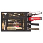 ⁦Tapis de rangement pour outils de coiffeur magnétique flexible et antidérapant⁩ - الصورة ⁦4⁩