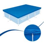 ⁦Grande bâche de piscine rectangulaire en polyéthylène 400 x 211 cm Bestway 58107 – غطاء مسبح⁩ - الصورة ⁦2⁩