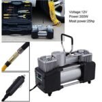 ⁦Compresseur d’Air Double Cylindre SHREESAMP avec Kit de réparation 12V -150PSI – مضخة هواء مزدوجة الأسطوانة مع أدوات التصليح⁩ - الصورة ⁦3⁩