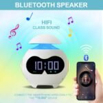 ⁦Réveil Émotionnel avec Veilleuse et Haut-Parleur Bluetooth – منبه مع ضوء ليلي ومكبر صوت بلوتوث⁩ - الصورة ⁦3⁩