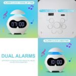 ⁦Réveil Émotionnel avec Veilleuse et Haut-Parleur Bluetooth – منبه مع ضوء ليلي ومكبر صوت بلوتوث⁩ - الصورة ⁦4⁩