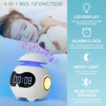 ⁦Réveil Émotionnel avec Veilleuse et Haut-Parleur Bluetooth – منبه مع ضوء ليلي ومكبر صوت بلوتوث⁩ - الصورة ⁦5⁩