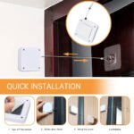 ⁦Ferme-porte automatique sans perforation – أداة غلق الباب أوتوماتكيا⁩ - الصورة ⁦2⁩