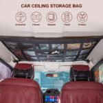 ⁦Filet de Rangement pour Toit Voiture Intérieur – منظم أغراض في سقف السيارة⁩ - الصورة ⁦4⁩
