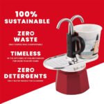 ⁦Cafetière 2 Tasses avec 2 Fontaine – ماكينة تحضير القهوة⁩ - الصورة ⁦5⁩