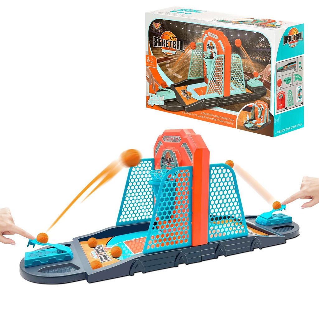 HX-Basket-2P-cnc-1.jpg Jeu de tir de Basket-ball Amusant Lancement Rapide et Frénétique de Balle 2 Joueurs – لعبة تسديد كرات السلة - الصورة 1