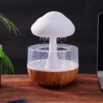 ⁦Humidificateur créatif en forme de nuage de pluie 7 couleurs 280ml⁩ - الصورة ⁦2⁩