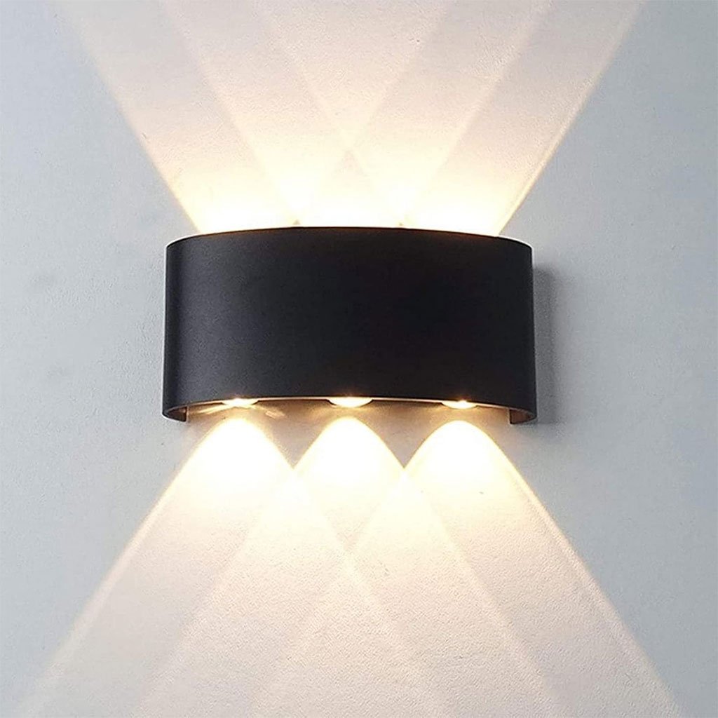 LED-6W-3LAMPE-7-2.jpg Applique Murale LED 6W D’Éclairage Extérieur 3 Lampes en PP - الصورة 1