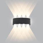 ⁦Applique Murale LED 8W D’Éclairage Extérieur 4 Lampes en PP⁩ - الصورة ⁦4⁩
