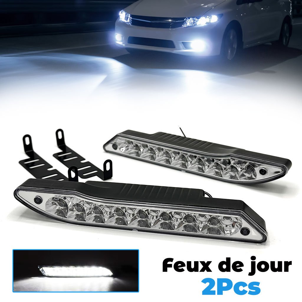 LED-DC12V-cnc-1024x1024-1.jpg Feux de jour anti-brouillard Standard pour voiture 2 pcs - أضواء نهارية للسيارة - الصورة 1