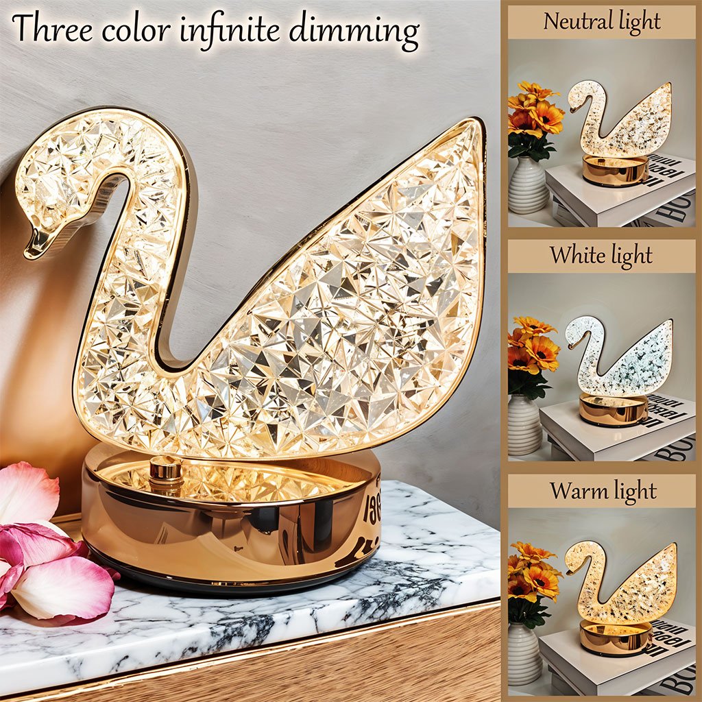 Lampe-Betta-cnc-2.jpg Lampe de Table et Veilleuse à Intensité Variable en Crystal - الصورة 1