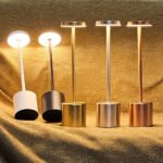 ⁦Lampe de table LED tactile rechargeable 3 couleurs design classique - مصباح ديكور بعدة درجات ضوئية⁩ - الصورة ⁦3⁩