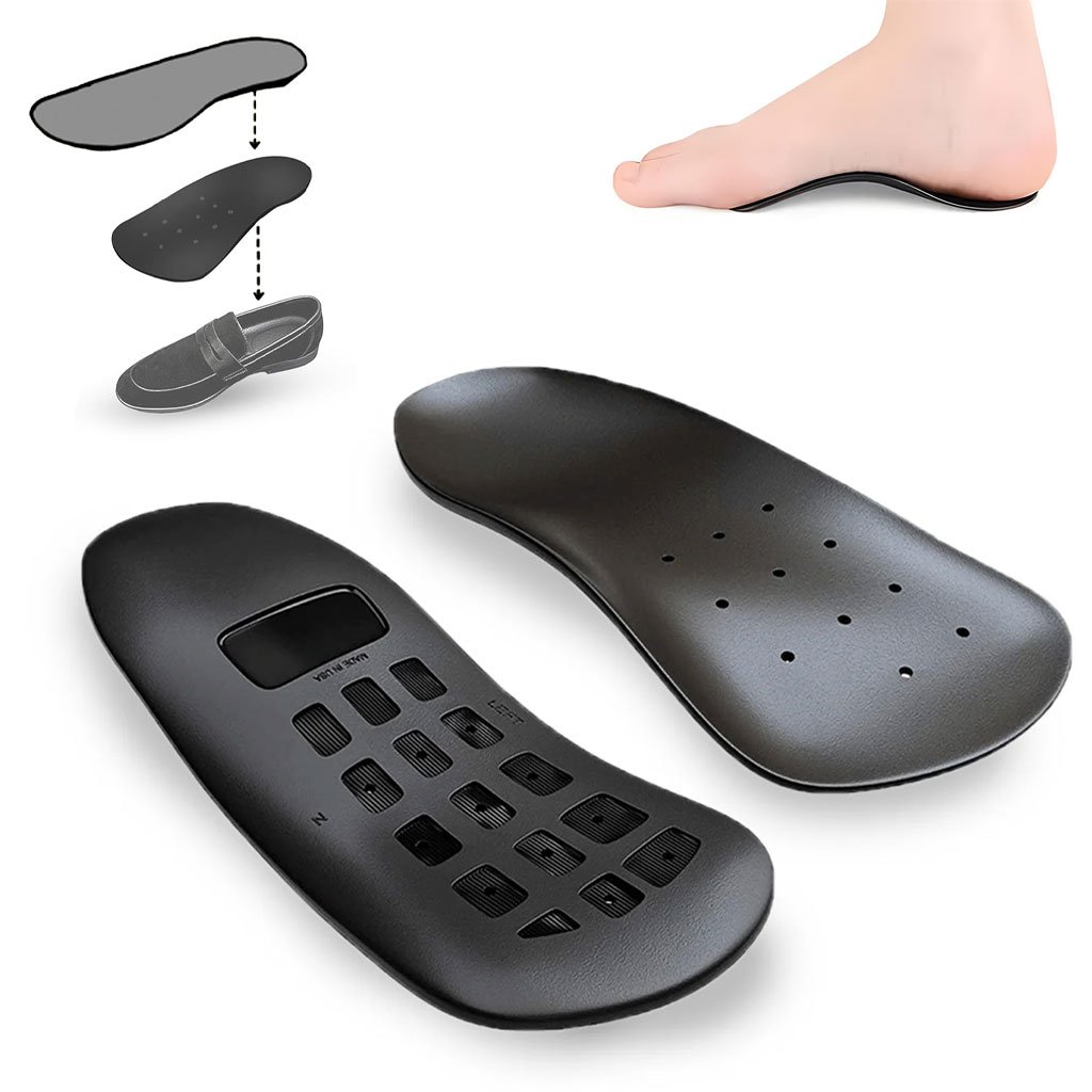 Low-Arch-CNC-1.jpg Natural Foot Orthotics Inserts pour fasciite plantaire – أفرشة أحذية للأقدام المسطحة - الصورة 1