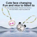 ⁦Écouteurs sans fil Modio Q11 BT5.3 avec design cute et coques interchangeables – سماعات لاسلكية جودة أصلية⁩ - الصورة ⁦4⁩