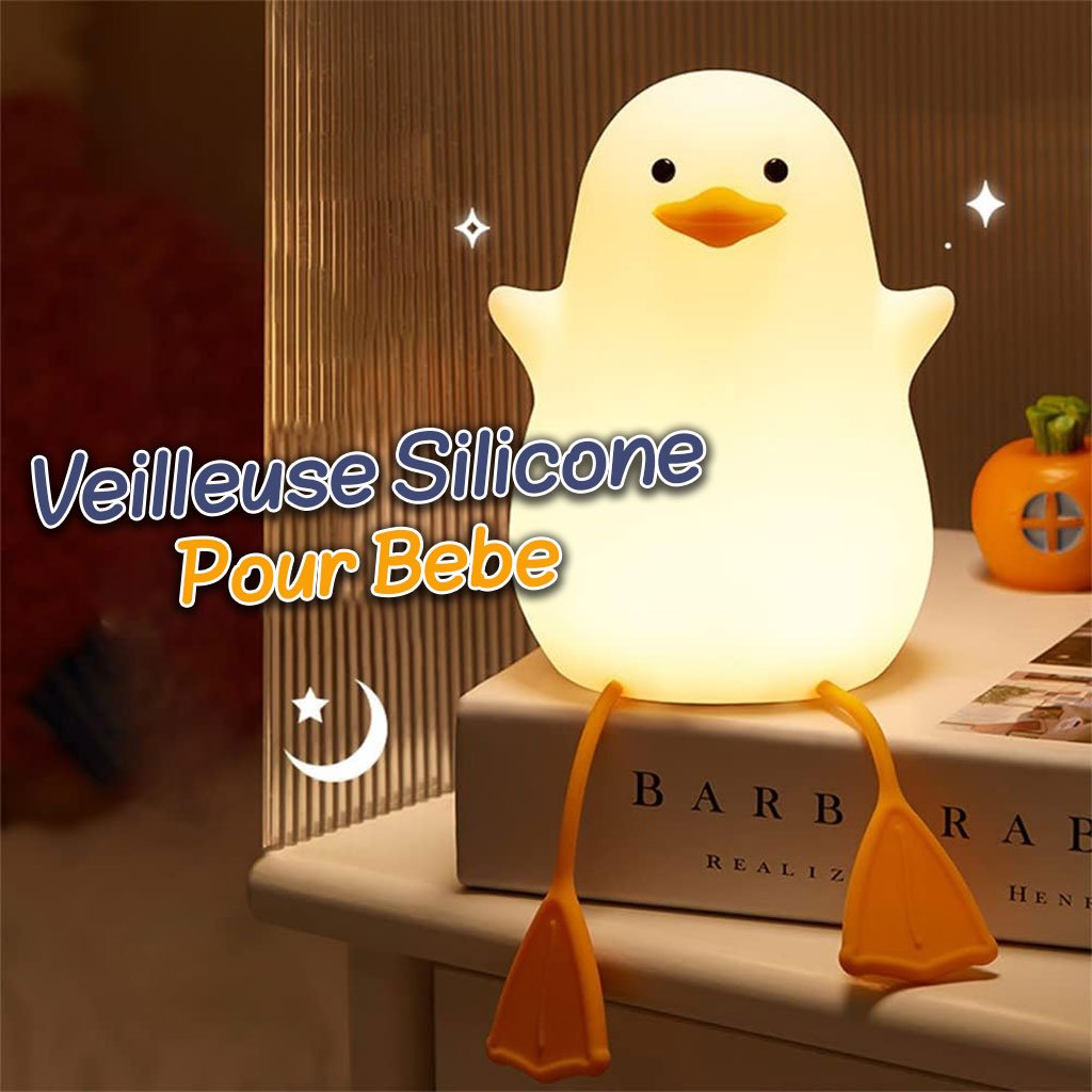 Mouette-silicone-cnc-2.jpg Mouette Silicone Lampe Veilleuse Rechargeable Pour Bébé ZH117 - الصورة 1