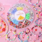 Ensemble de fabrication de bijoux Pour enfant 19 grilles Rond - مجموعة صنع المجوهرات للأطفال