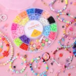 ⁦Ensemble de fabrication de bijoux Pour enfant 19 grilles Rond - مجموعة صنع المجوهرات للأطفال⁩ - الصورة ⁦2⁩
