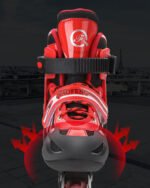 ⁦les rouleurs Alignées Confortables pour Enfants avec des roues RGB pointure de 35-38 / 38-42 / 30-32⁩ - الصورة ⁦3⁩