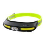 ⁦Lampe frontale transfrontalier étanche lumière forte COB double source de lumière TYPE-C⁩ - الصورة ⁦2⁩