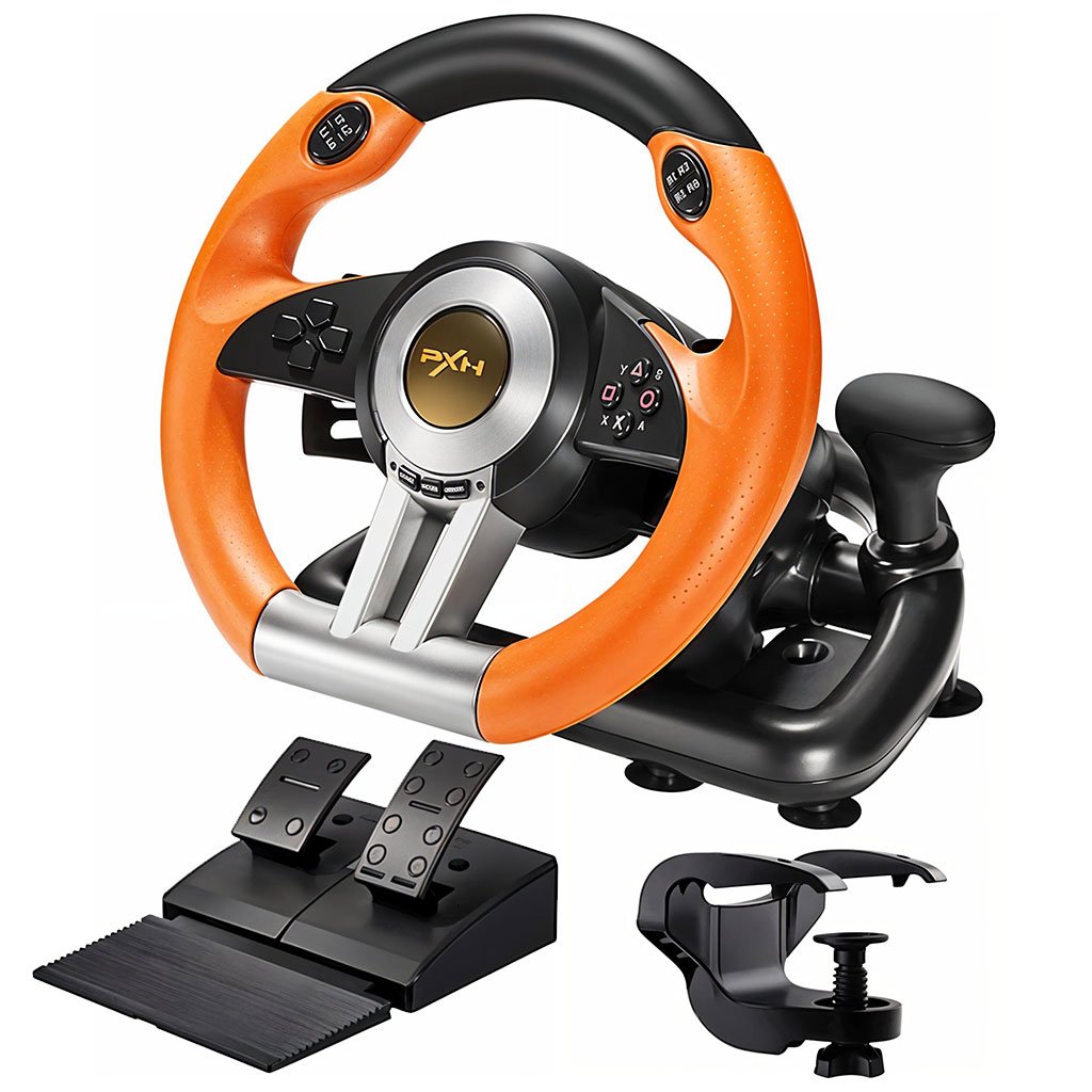 PXN-V30-CNC-2.jpg PXN V3 Pro Volant de Course à 180° avec Pédales et Retour de Vibration - الصورة 1