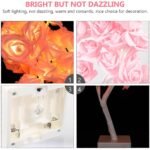 ⁦Lampe de Table fleur avec LED – مصباح طاولة زهور⁩ - الصورة ⁦3⁩