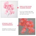 ⁦Lampe de Table fleur avec LED – مصباح طاولة زهور⁩ - الصورة ⁦4⁩