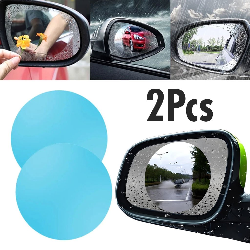 Rond-Film-cnc-1.jpg Film de Rétroviseur étanche Anti-Buée pour Voitures 2Pcs – ملصقات مرآة جانبية للسيارة - الصورة 1