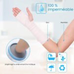 ⁦Protège-plâtre imperméable demi bras pour pour adulte – غطاء عازل للمياه لليد المكسولة⁩ - الصورة ⁦2⁩
