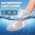 ⁦Housse de plâtre imperméable pour la douche protection demi pied adulte – غطاء عازل للمياه للرجل المكسورة⁩ - الصورة ⁦4⁩