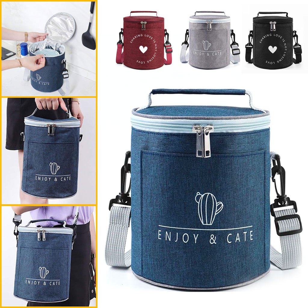 Sac-Iso-Sharing-cnc-1.jpg Sac à déjeuner isotherme portable avec bandoulière – حقيبة حفظ الطعام حافظة للحرارة - الصورة 1