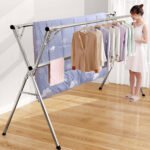 Séchoir à linge rétractable pour économiser de l’espace en acier inoxydable – علاقة ملابس الغسيل