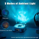 ⁦Lecteur Vinyle Sans Fil Bluetooth avec Effet Lumineux RVB – مكبر صوت بلوتوث⁩ - الصورة ⁦2⁩