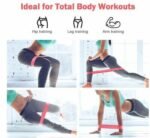 ⁦Bande 5Pcs de résistance élastique extensible pour l’entraînement⁩ - الصورة ⁦4⁩
