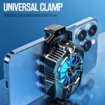 ⁦refroidisseur de téléphone portable 2 vitesse à faible bruit X20 – مروحة تبريد الهاتف⁩ - الصورة ⁦2⁩