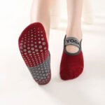 ⁦Paires Chaussettes de Yoga pour Femme Antidérapantes⁩ - الصورة ⁦4⁩